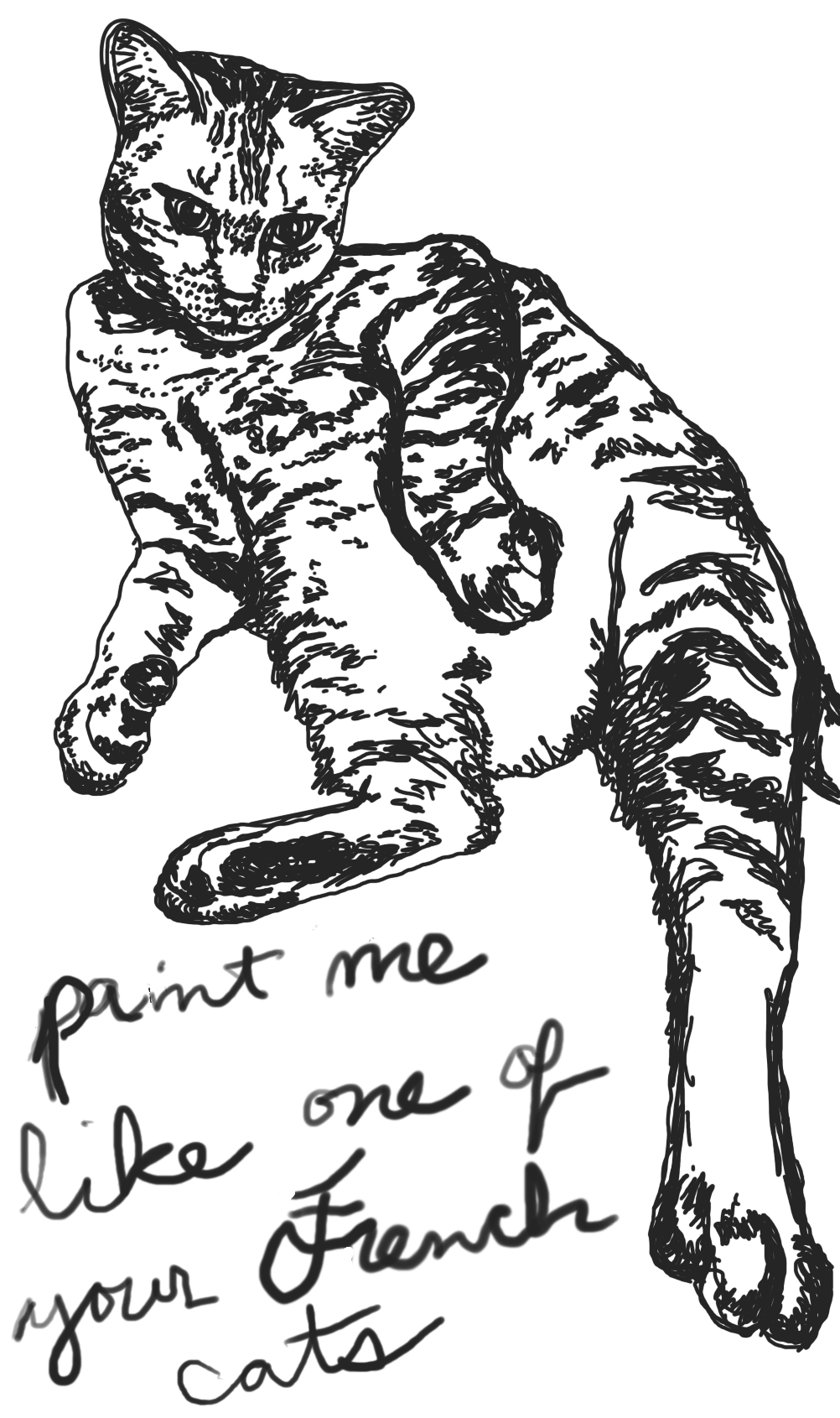 Paint Me Like One of Your French Cats