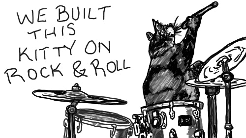 We Built This Kitty on Rock and Roll